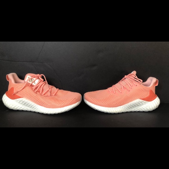Adidas Alphaboost Boost unisex Running Shoes Glow Pink F33947 Mens SIZE 8.5 - Picture 4 of 8